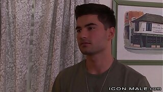 IconMale Army Hunk Vadim Pitch-black Gives it To Brandon's Hole